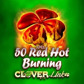 50 Red Hot Burning Clover Links game by Novomatic – logo hosted on Safe Casino