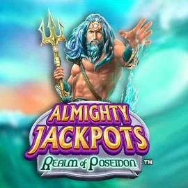 Official Jackpots logo: Almighty Jackpots – Realm of Poseidon by Novomatic at Safe Casino