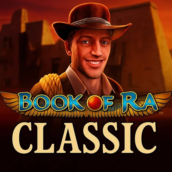 Book of Ra Classic logo by Novomatic at Safe Casino