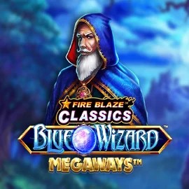 Fire Blaze Blue Wizard Megaways casino game by Rarestone Gaming – featured logo at Safe Casino