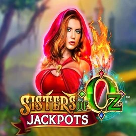 Sisters Of Oz Jackpots slot logo by Triple Edge Studios at Safe Casino