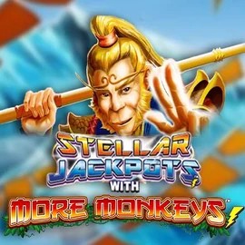 Official Jackpots logo: Stellar Jackpots with More Monkeys by Lightning Box Game at Safe Casino