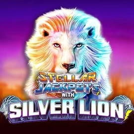 Stellar Jackpots with Silver Lion slot visual from Lightning Box Game available on safecasinonz.co.nz